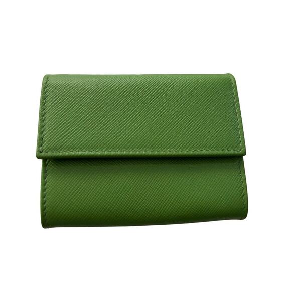 NWT! PRADA Authentic Saffiano Small Double Sided Fold Wallet - Picture 3 of 8